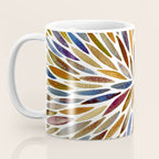 Watercolor Burst - Retro Palette Coffee Mug Gallery Image 3