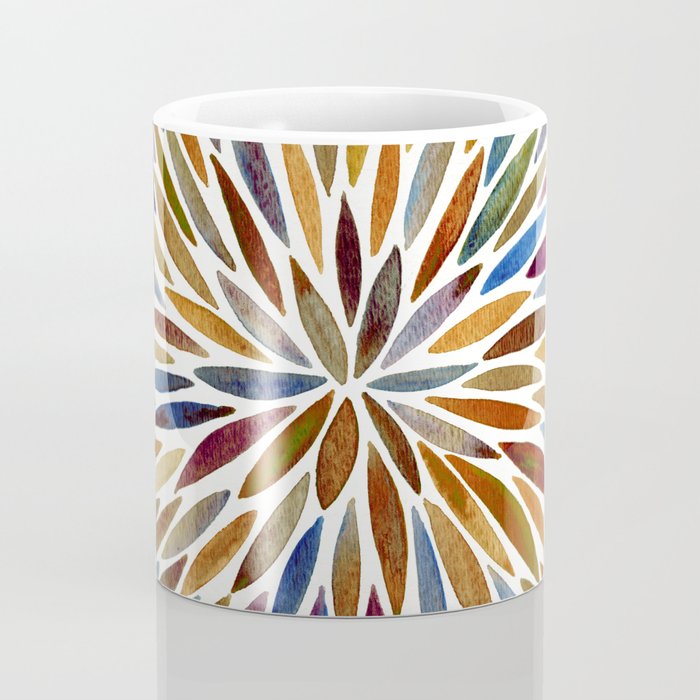 Watercolor Burst - Retro Palette Coffee Mug Gallery Image 4