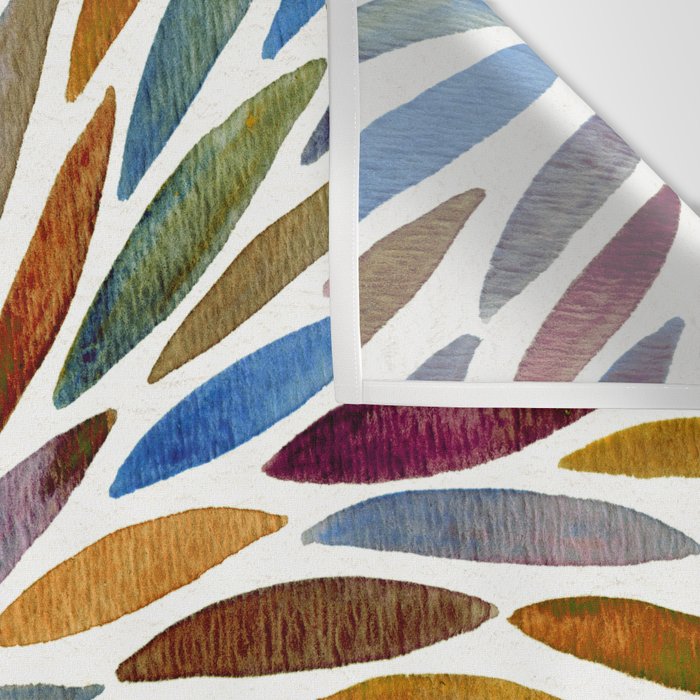 Watercolor Burst - Retro Palette Wall Tapestry Gallery Image 3