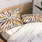 Watercolor Burst - Retro Palette Pillow Sham Gallery Image 2