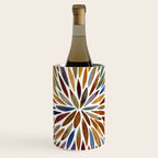 Watercolor Burst - Retro Palette Wine Chiller Gallery Image 1