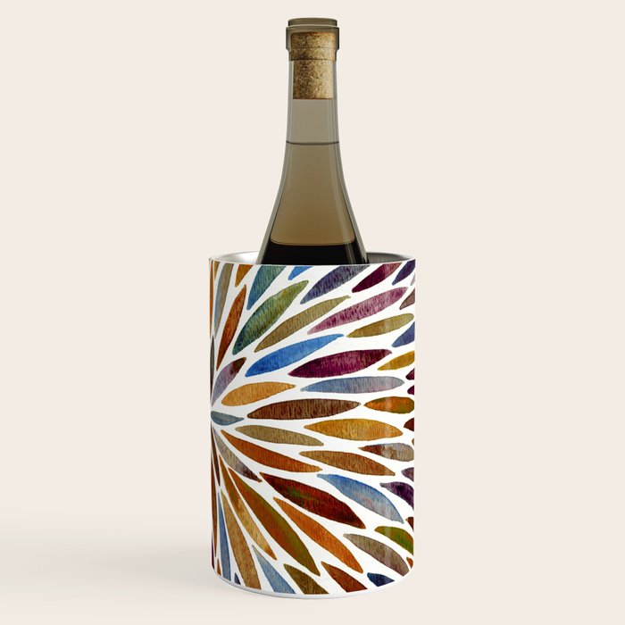 Watercolor Burst - Retro Palette Wine Chiller Gallery Image 3