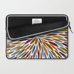 Watercolor Burst - Retro Palette Laptop Sleeve Gallery Image 2