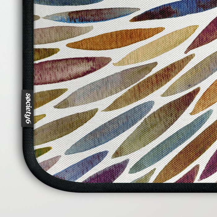 Watercolor Burst - Retro Palette Laptop Sleeve Gallery Image 3