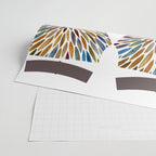 Watercolor Burst - Retro Palette Wrapping Paper Gallery Image 2