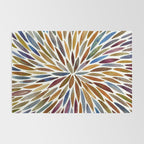 Watercolor Burst - Retro Palette Rug Gallery Image 2