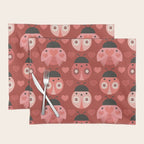 Love Bug Ladybugs - Valentines Day Colors Placemat Gallery Image 1