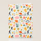 Abstract organic summer nature art pattern Stationery Card Gallery Image 2