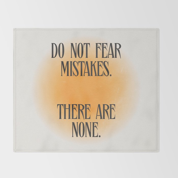 Do Not Fear Throw Blanket Gallery Image 2