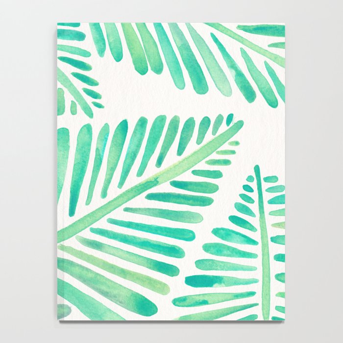 Tropical Banana Leaves - Mint Palette Notebook Gallery Image 4