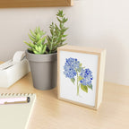 Blue Gouache Hydrangea Mini Art Print Gallery Image 2