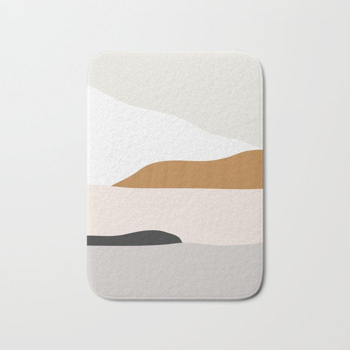 Minimal Art Landscape 2 Bath Mat Gallery Image 1