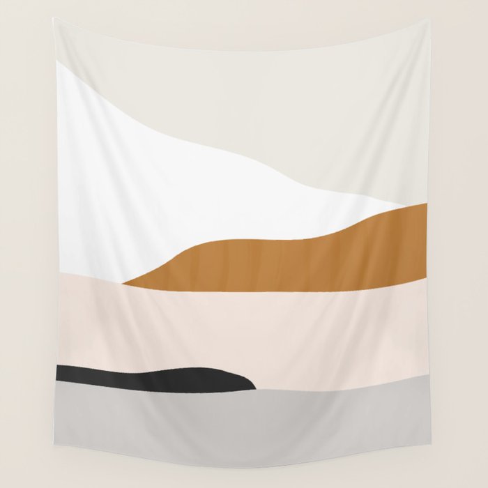 Minimal Art Landscape 2 Wall Tapestry Gallery Image 4