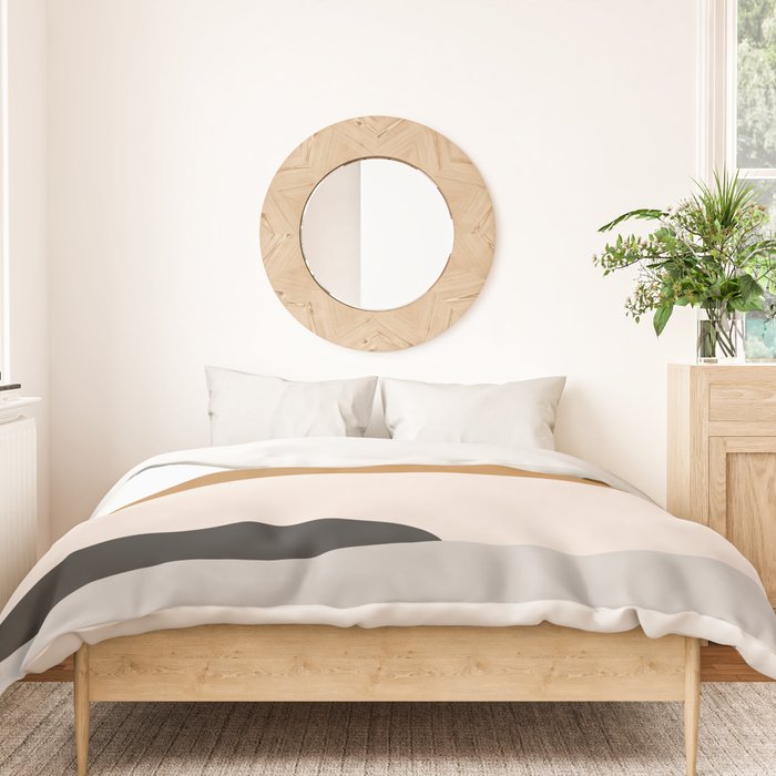 Minimal Art Landscape 2 Duvet Cover Gallery Image 3