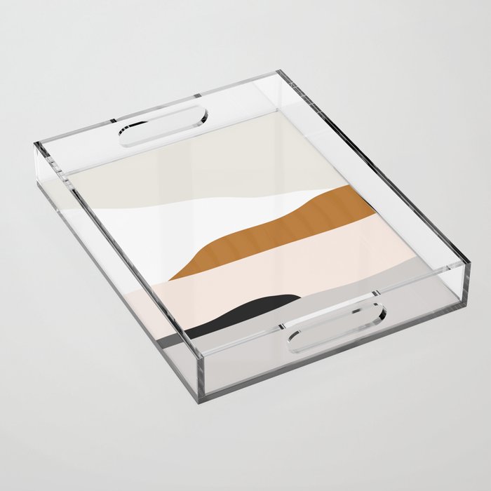 Minimal Art Landscape 2 Acrylic Tray Gallery Image 1