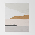 Minimal Art Landscape 2 Throw Blanket Gallery Image 2
