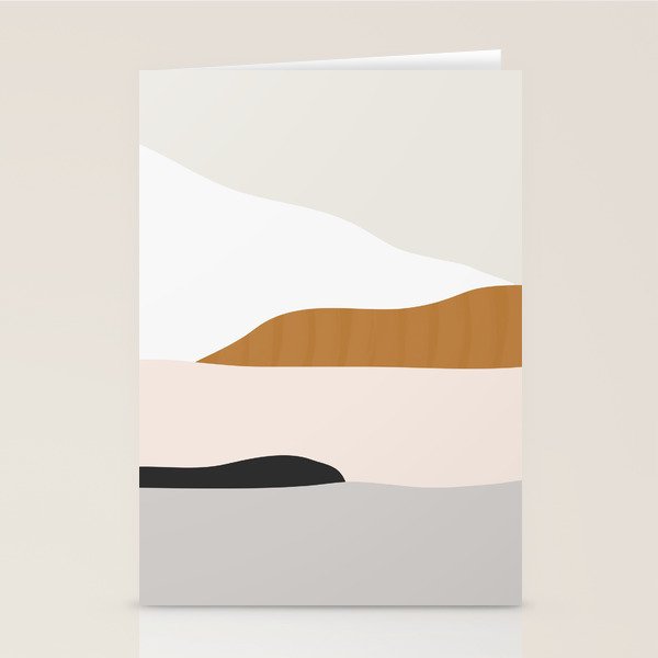 Minimal Art Landscape 2 Stationery Card Gallery Image 1