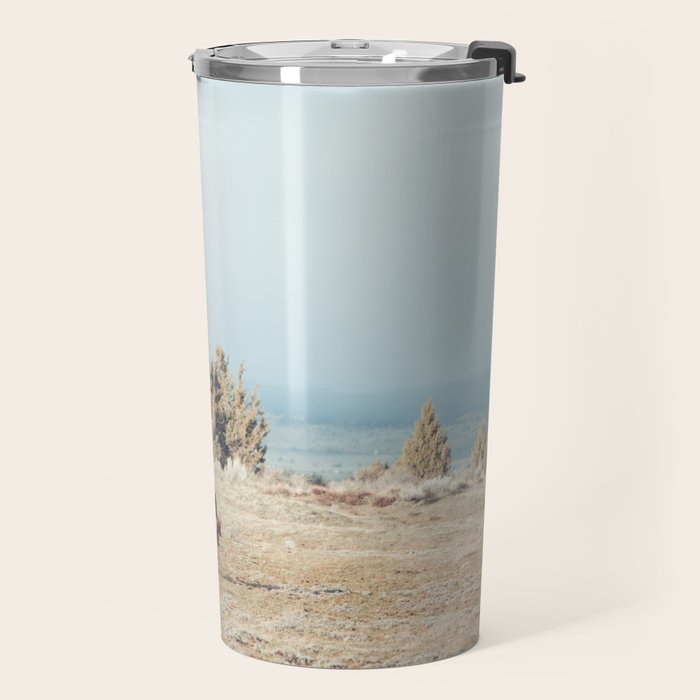 Oregon Wilderness Horses Travel Mug Gallery Image 2