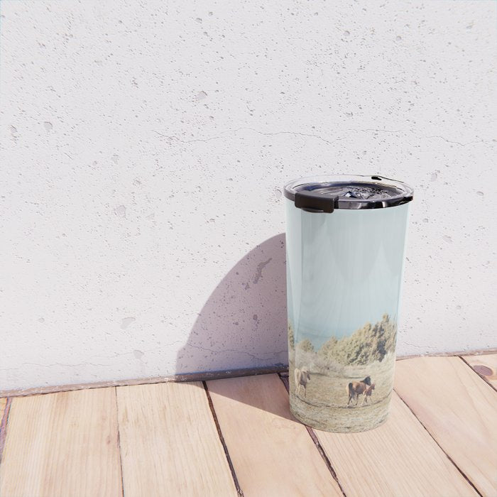 Oregon Wilderness Horses Travel Mug Gallery Image 4