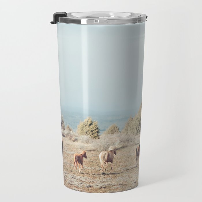 Oregon Wilderness Horses Travel Mug Gallery Image 3