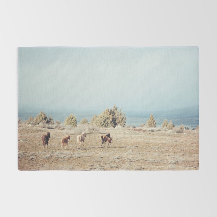 Oregon Wilderness Horses Rug Gallery Image 2