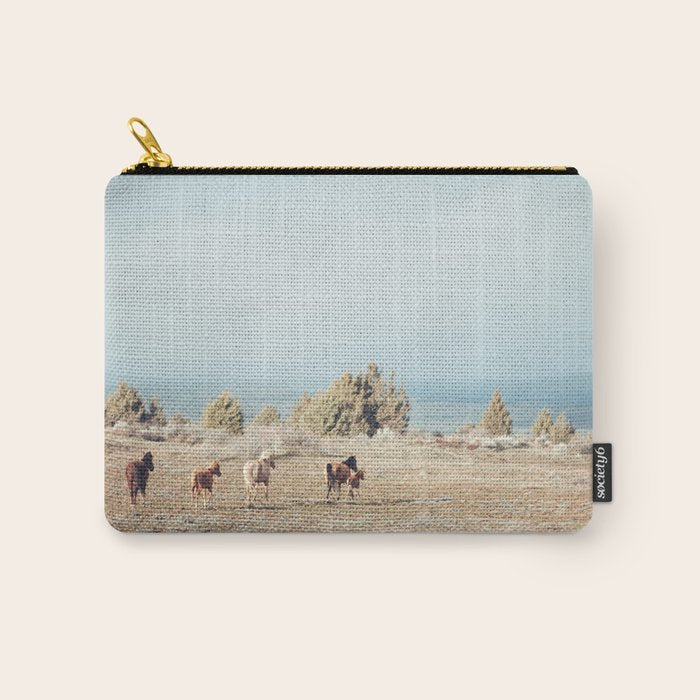 Oregon Wilderness Horses Carry All Pouch Gallery Image 1