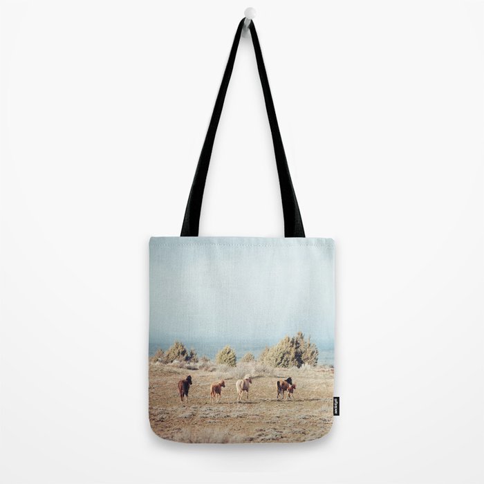 Oregon Wilderness Horses Tote Bag Gallery Image 2
