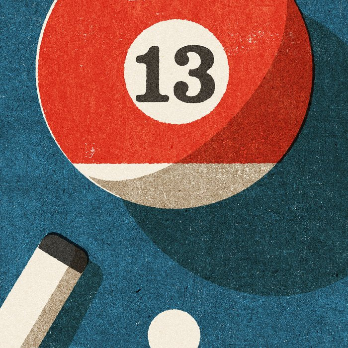 BILLIARDS / Ball 13 Coffee Mug Gallery Image 2