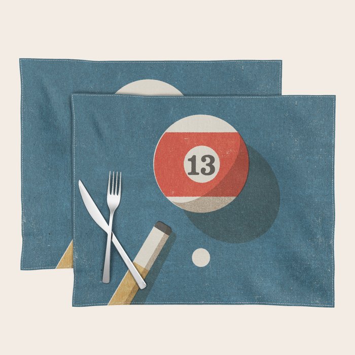 BILLIARDS / Ball 13 Placemat Gallery Image 1