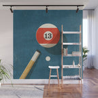 BILLIARDS / Ball 13 Wall Mural Gallery Image 1