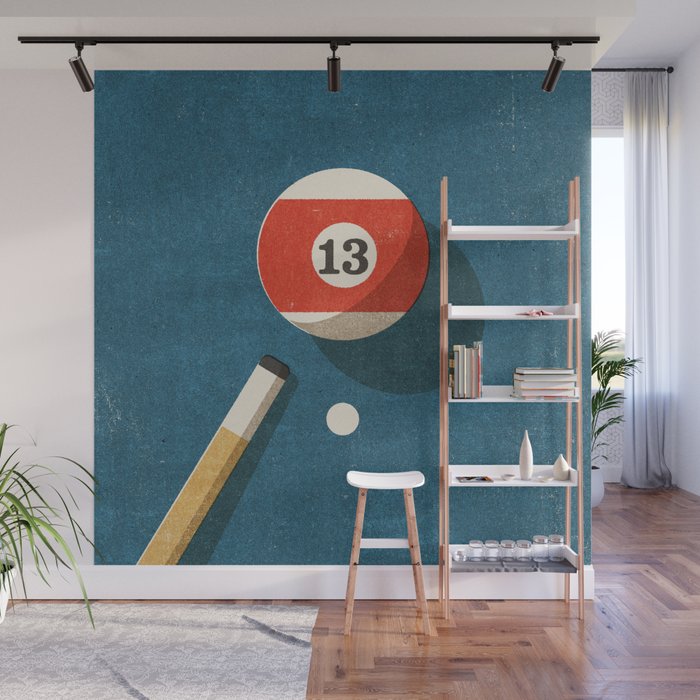 BILLIARDS / Ball 13 Wall Mural Gallery Image 1