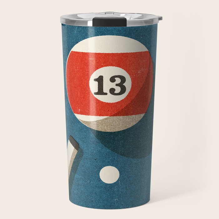 BILLIARDS / Ball 13 Travel Mug Gallery Image 1