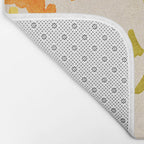 Marigold print- Mexico City Flower Market  Bath Mat Gallery Image 2