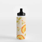 Marigold print- Mexico City Flower Market  Water Bottle Gallery Image 2