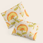 Marigold print- Mexico City Flower Market  Pillow Sham Gallery Image 3