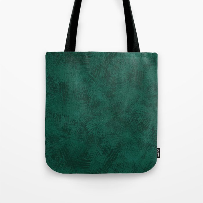Emerald Scraped Texture Tote Bag Gallery Image 1