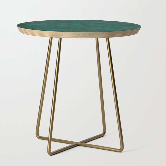 Emerald Scraped Texture Side Table Gallery Image 1