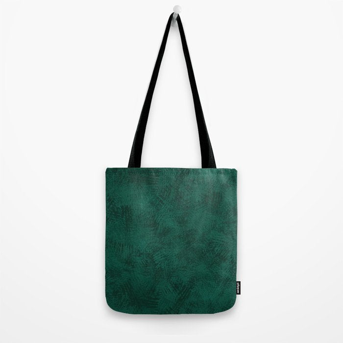 Emerald Scraped Texture Tote Bag Gallery Image 2