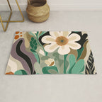 Seattle Flower Market Print Rug Gallery Image 1