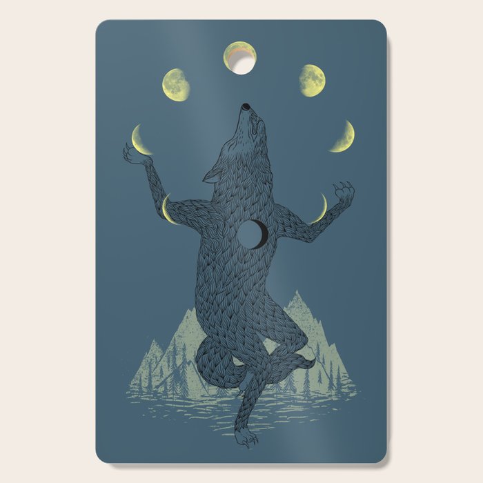 Moon Juggler Cutting Board Gallery Image 1