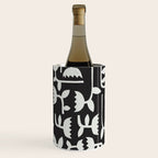 Linocut Tulip Pattern #4 Wine Chiller Gallery Image 1