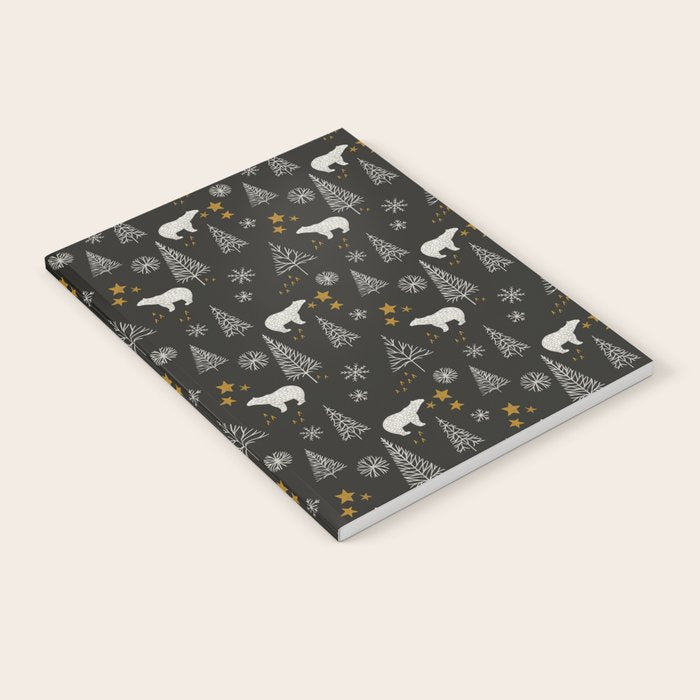 Modern Dark Christmas  Notebook