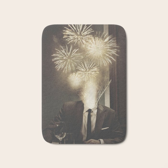 Maximum Big Surprise - Fireworks Head Bath Mat Gallery Image 1