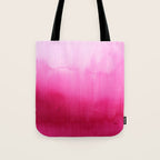 Modern fuchsia watercolor paint brushtrokes Tote Bag Gallery Image 1
