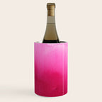Modern fuchsia watercolor paint brushtrokes Wine Chiller Gallery Image 2