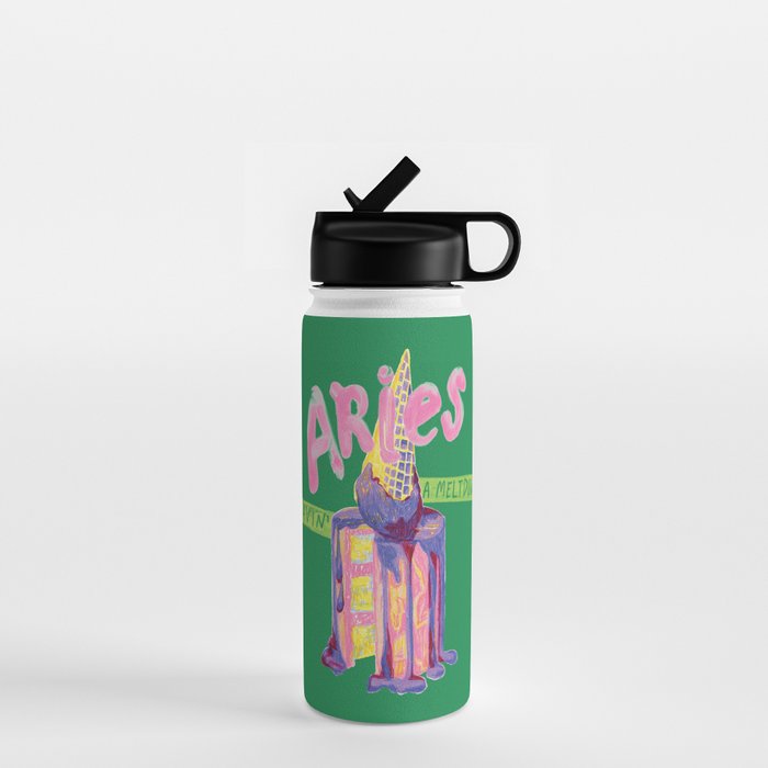 Aries Dessert in Kelly Green & Pink Water Bottle Gallery Image 1