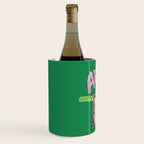 Aries Dessert in Kelly Green & Pink Wine Chiller Gallery Image 2
