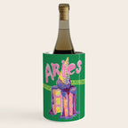 Aries Dessert in Kelly Green & Pink Wine Chiller Gallery Image 1