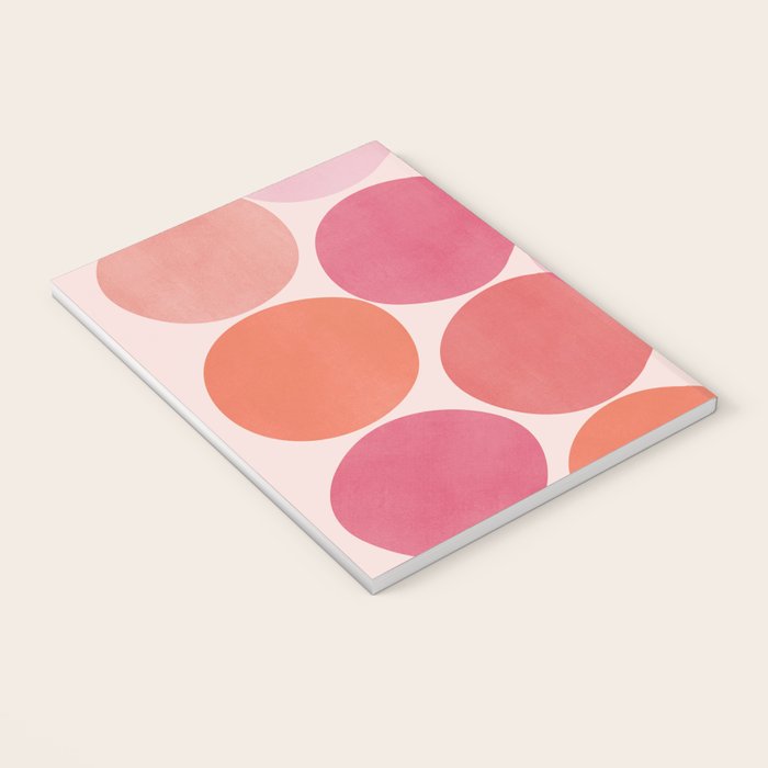 Playful Red and Pink Dots Notebook Gallery Image 3