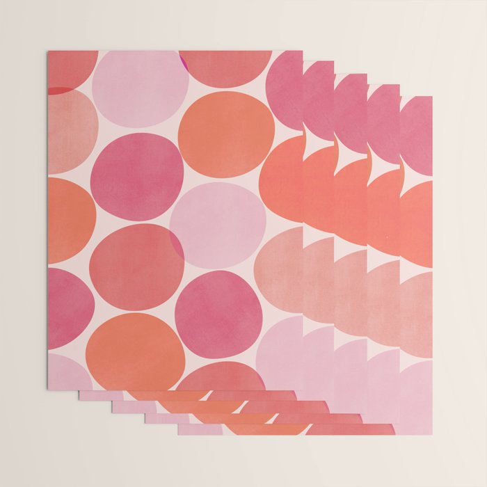 Playful Red and Pink Dots Wrapping Paper Gallery Image 3